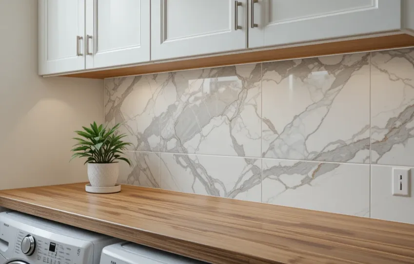 Laundry Room Backsplash